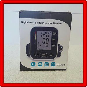 Digital Arm Blood Pressure Monitor Upper Arm Type B15, LCD Display - NEW